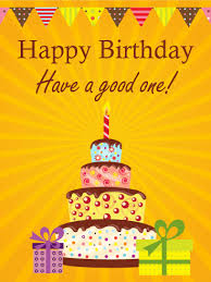 Birthday cards for kids (84). Have A Good One Happy Birthday Cards For Kids Birthday Greeting Cards By Davia