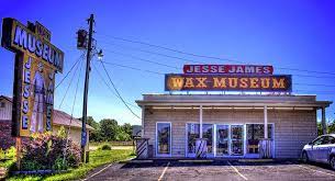 Guests then follow the paved winding trail to the farmhouse and walk along the creek where, as young boys, frank and jesse spent much of their time playing. Jesse James Wax Museum Photograph By Fred Hahn