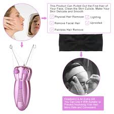 If you're wanting to explore epilation for this area specifically, when shopping around for your first epilation device (see our guide below for a deeper dive into this), look for epilators that either have narrow. Buy Waycom Ladies Facial Hair Remover Electric Women S Beauty Epilator Facial Threading Hair Removal Shaver Face Massager Pull Faces Delicate Device Depilation Purple Online In Vietnam B06xhnsxx8