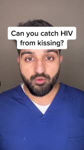 Doctor explains if you can catch HIV from kissing. #hiv #kissing  #sexualhealth