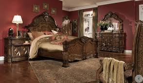 1 mansion bed, 1 bedside chest, 1 dresser, 1 mirror dimensions: Windsor Court Mansion Bedroom Set From Aico 70012 Coleman Furniture