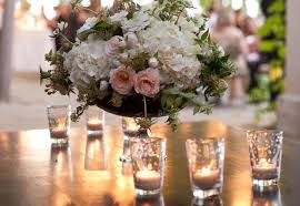 Look no further.i found the easiest way to do either or to even make them purple |in my own style. Light Pink Rose And White Hydrangea Wedding Centerpiece With Candles