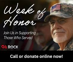 This is it — the final hour of our Week of Honor. You've already shown  incredible support for our veterans. Let's take it across the finish line!  Call 402-464-0674 or visit 94Rock.fm