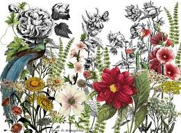 Iron Orchid Designs Iod Transfers Iron Orchid Designs Midnight Garden Decor Design