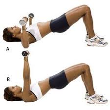 Bridge Chest Press Exercise Fitness Body Workout