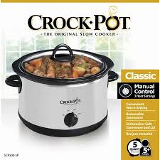 Slow cookers are exactly that…slow. Crock Pot The Original Slow Cooker 5 Quart Stainless Steel Scr500 Sp Walmart Com Walmart Com