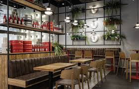 تصميم ديكور مطعم بروست | Zworks Decor
