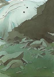 Samivel L Autre Genie Des Alpages Carte Neige Dessin Affiche Vintage