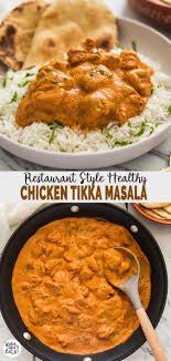 Healthy Restaurant Style Chicken Tikka Masala With Authentic Flavors Recipe Chicken Tikka Masala Recipes Curry Recipes Curry Chicken Recipes