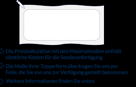 Unsere langjährige erfahrung im bereich matratzen nach maß und die daraus resultierende expertise helfen uns ihre. Topper Jeglicher Form Mit Rundungen Matratzen Nach Mass De