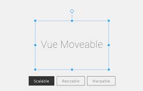 a vue component that create moveable and resizable