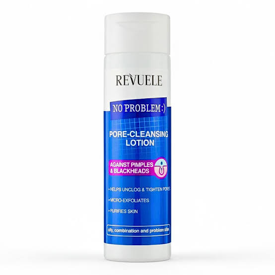 REVUELE NO PROBLEM PORE-CLEANSING LOTION AGAINST PIMPLES & BLACKHEADS, 200 ML