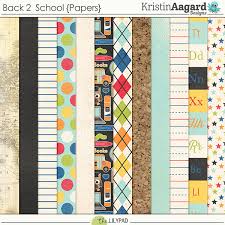Download Digital Scrapbook Kit Back 2 School Kristin Aagard