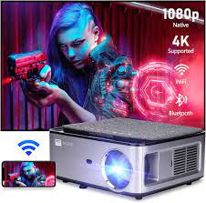 WiFi Bluetooth Projector 4K,VGKE T28 650 ANSI 20000 Lumen Portable  Projector Native 1080P Full HD Android Projector,with ±50° 4D Zoom Keystone  Correction for SmartphonePCLaptopPS5PPTTV Stick: Buy Online at Best  Price in UAE -
