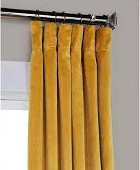 Exclusive Fabrics Furnishings Heritage Plush Velvet 50 In 2021 Velvet Curtains Living Room Velvet Curtains Curtains