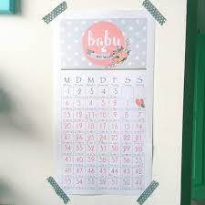 Dann, wenn die meldebehörde die nötigen daten an das bundeszentralamt für steuern (bzst) weitergeleitet hat. Klein Madchentraume Geburt Countdown Kalender Wann Kommt Das Baby