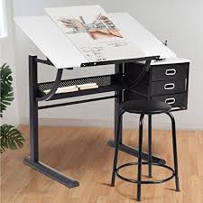 Tangkula Drafting Table Art Craft Drawing Desk Art Hobb Https Www Amazon Com Dp B01mf5nnz1 Ref Cm Sw R Pi Dp U X Kjctbba Drawing Desk Art Desk Art Table