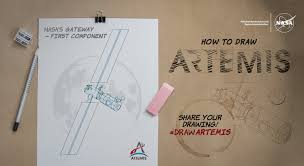 How to draw a rocket ship. Learn How To Draw Artemis Nasa