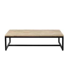 Mesa Baja Industrial De Abeto Macizo Y Metal Maisons Du Monde Table Basse Table Basse Bois Table Metal Bois