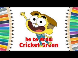 Big city green, cricket ,gramma, tilly and bill. How To Draw Cricket Green Big City Cartooning 4 Kids Youtube