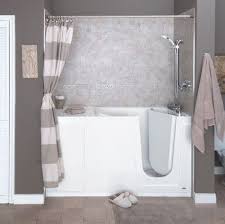 Bathroom Remodeling Safe Walk In Tubs And Showers Interiorforlife Com Bathroom Tile Should Be Safe So Choose V Walk In Tub Shower Shower Tub Tub Shower Combo
