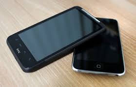 File:HTC Desire HD with iPod Touch 2G ...