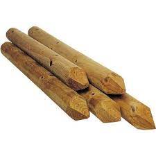 Rondin de bois fraisé en pin de douglas de diamètres 60mm, 80mm, 100mm, 120mm 140mm, 160mm et longueurs 1.5m, 2m 3m, 4m. Poteau Rond En Bois O 6 X H 150 Cm Truffaut