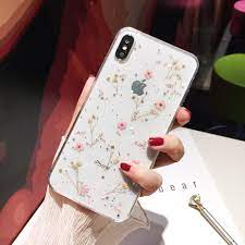 Real dried flowers iphone casefor iphone se 2020 / clam shell. Qianliyao Glitter Dried Flower Phone Case For Samsung Galaxy S21 S20 Fe S10 S9 S8 Plus Note 20 10 Pro Real Flowers Soft Cover Phone Case Covers Aliexpress