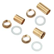 Use pliers to remove the cap and collar. Kitchen Basin Mixer Tap Repair Fitting Kit Faucet Threaded Brass Tube Nut Parts Alexnld Com