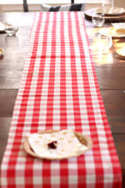 Baby Q I Do Bbq Red Gingham Table Runner Etsy I Do Bbq Baby Q Bbq Decorations