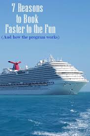 7 Reasons To Book Faster To The Fun On Carnival Cruise Line Make Your Vacation Easier And Less Stressful See Carnival Inspiration Cruise Inspiration Cruises Cruise