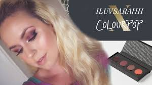 Colourpop x iluvsarahii SAUCY PALETTE