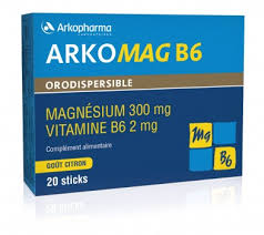 These two nutrients help reduce fatigue and magnesium also helps keep the muscular system functioning properly. Arkovital Magnesium Vitamin B6 Tablets Arkopharma