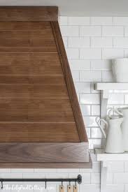 You'll still have access to the vent controls by reaching underneath. Wood Range Hood The Lilypad Cottage