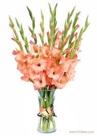 August Birth Month Flower Gladiolus Also Known As Sword Lily Traditionally Represents Remembrance Gene Corporate Flowers Flower Arrangements Church Flowers