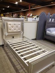 Maybe you would like to learn more about one of these? Elements Lt111t Platinum Youth Twin Bed With Led Light Priceco Furniture Store