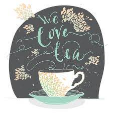 Vintage Stock Vector Tea Cup Chalk Board Vector Free Stock Vector Chalk Creative Tea Tea Illustration Tea Art