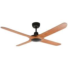 The higher the number of blades, the slower it moves the air. Ventair Spyda 4 Blade Ceiling Fan In Teak 50 Fansonline Australia