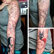 Had A Great Day Starting Another Fun Ghibli Sleeve Ghiblitattoo Best Sleeve Tattoos Ghibli Tattoo Tattoos