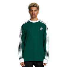 Free delivery and returns on ebay plus items for plus members. Adidas 3 Stripes Longsleeve T Shirt Dark Green Hhv
