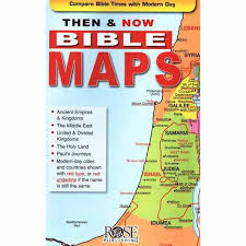 Then And Now Bible Maps Pamphlet Rose Charts And Books