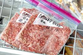 How To Freeze And Defrost Ground Beef Recipe Freezing Meat Ground Beef Beef