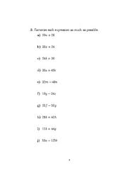 Master algebra skills and solve algebra equations by following simple but effectively designed worksheets by you can go to the relevant topic by clicking on the links below. Factorising Algebraic Expressions Introductory Worksheet No 2 With Solutions