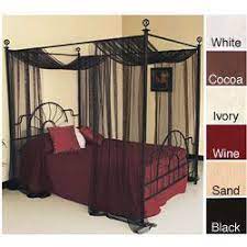 The most common canopy bed curtains material is cotton. Online Shopping Bedding Furniture Electronics Jewelry Clothing More Dream Bedroom Black Canopy Beds Home