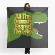 The original comic comes from the tasteless trex webcomic series. T Rex Head Scarves Redbubble