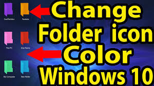 Changecolors accessibility help home | change background and text colors some website users have difficulty reading text on a web page because of the background or text colors, or because of the way colors contrast with each other. How To Change Folder Icon Colors On Windows 10 Youtube