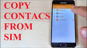 Do not remove the card reader from the computer before the entire process is complete, or the sim card may be damaged. Samsung Galaxy A3 A5 A7 2016 How To Copy Contacts From Sim To Phone Memory Youtube
