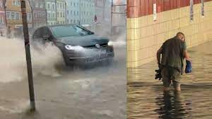 Es verlagert seinen schwerpunkt vom südosten nach norddeutschland und gestaltet das wetter der nächsten tage wechselhaft und sehr nass. Unwetter Starkregen Und Gewitter In Deutschland Alle News Im Live Ticker News Inland Bild De