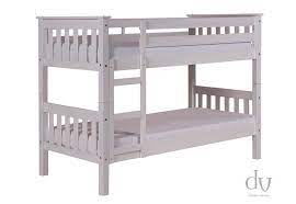 Increase functionality by adding under bed trundle or storage drawers. Verona Barcelona Short Bunk Bed 2ft6 Whitewash Bunk Beds From Beds 4 Less Uk
