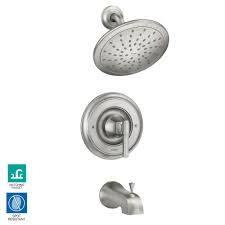 Moen ws84913srn banbury handle hi bath faucet, pack of 1, spot resist brushed nickel 26. Moen Banbury Tub And Shower Faucet With Valve In Spot Resist Brushed Nickel Plumbing Fixtures Faucets